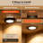 10 Pack Smart Plug-In Under Cabinet Puck Lights, 3000K-6000K Dimmable CCT, Alexa & Google Voice Control, Slim LED Counter Lights for Kitchen Shelves Closets-113277224