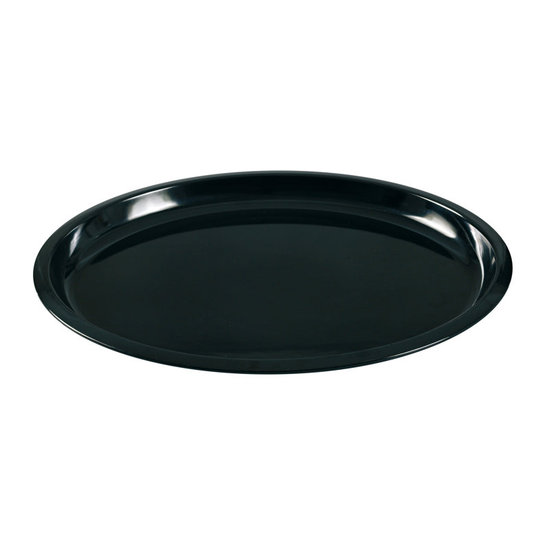 Yanco Rome Melamine Platter, Black