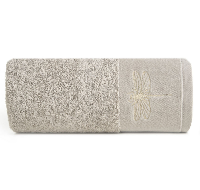 Custar Midweight Jacquard Hand Towel, Beige