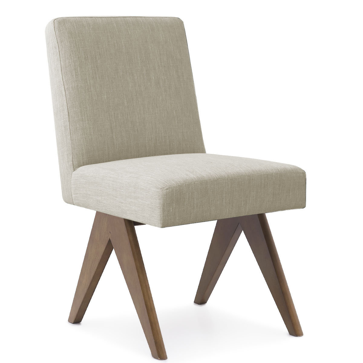 Brittnie 18'' H Upholstered Parsons Chair, Beige