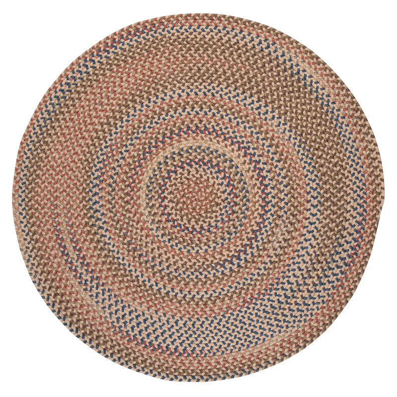 Tapis réversible Kipton - Naturel, Rond 11 pi