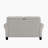 Lawrenceburg 58" Modern Transitional Chenille Loveseat with Durable Solid Wood Frame, Supportive Pocket Coils and Sturdy Exposed Feet-585476022