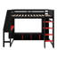 Lit mezzanine avec bureau Gaming
