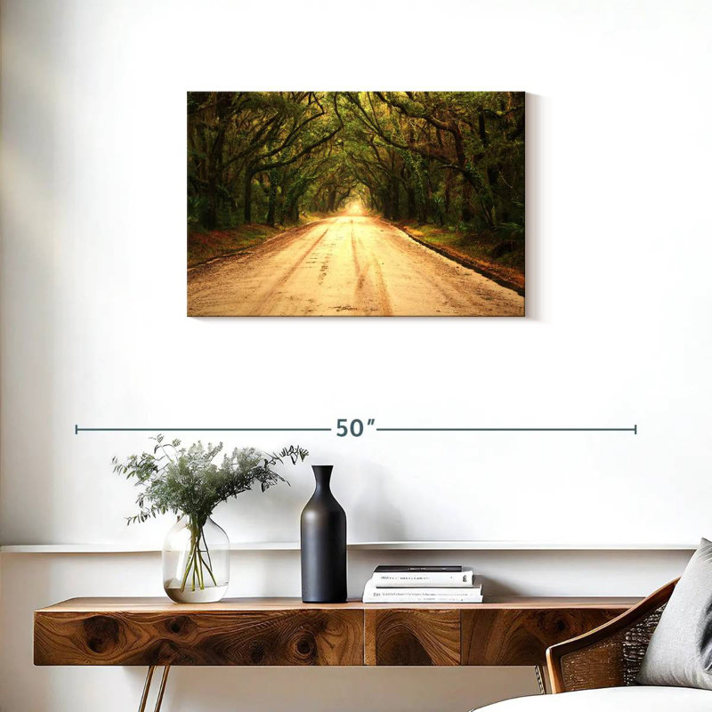 Mehar Tree Lined Dusty Road, 20" H x 30" W