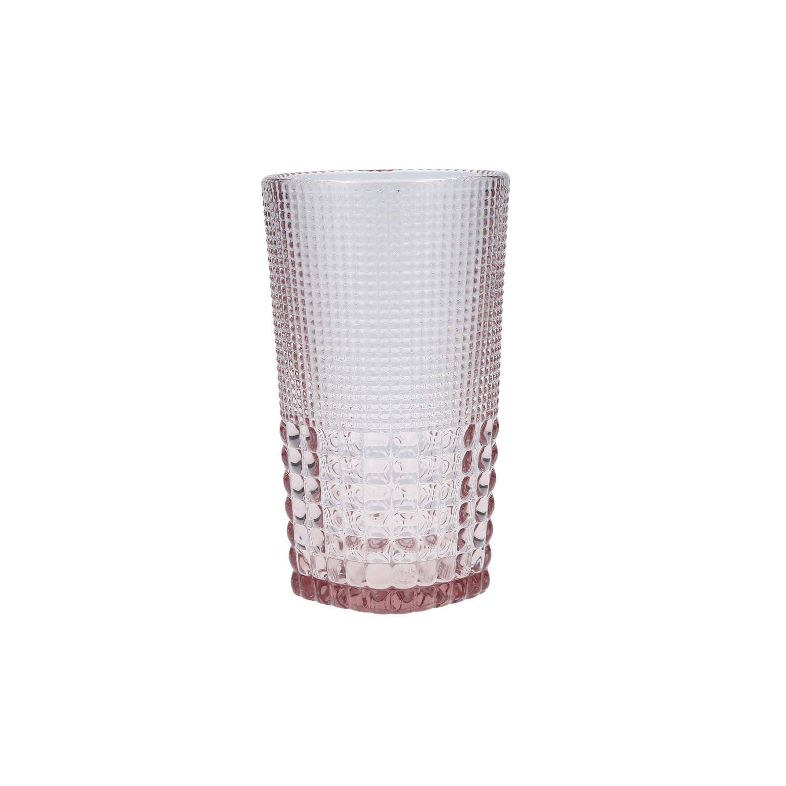 Malcolm Drinking Glass, 15 oz., Pink
