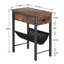 Table de bout / table de bout industrielle avec tablette ouverte