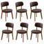 Chaise d'appoint de cuisine rembourrée Mid-Century-1076407096