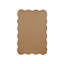 Miroir mural rectangulaire en bois naturel ondulé 20 po x 30 po pour salle de bain et meuble-lavabo-928350160