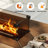 55" Expandable Propane 50,000 BTU Firepit Table With Cover & CSA Certification-2095639820