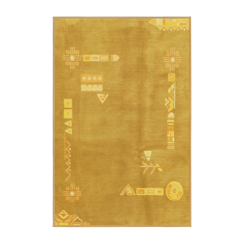 Abstract Indoor Rug, Rectangle 5' x 7'