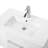 32-Inch White Gloss Wall-Mounted Bathroom Vanity-420514229