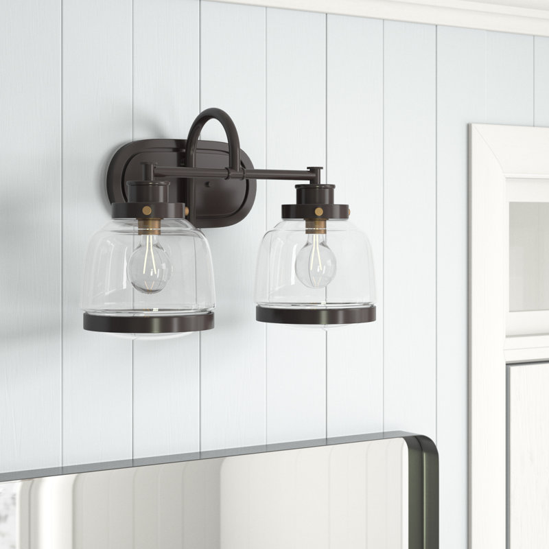 Lupe 2 - Light Dimmable Vanity Light, Antique Bronze