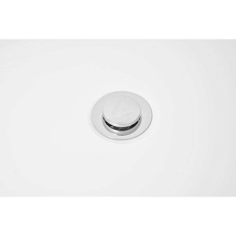 Baignoire de trempage 72 "x 32" Amadou, Chrome poli