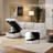 Rogel Upholstery Sleeper Sectional Sofa With Storage Space Usb Port And 2 Cup Holders-339209321