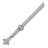 Mardi Gras Stainless Steel Cake Knife