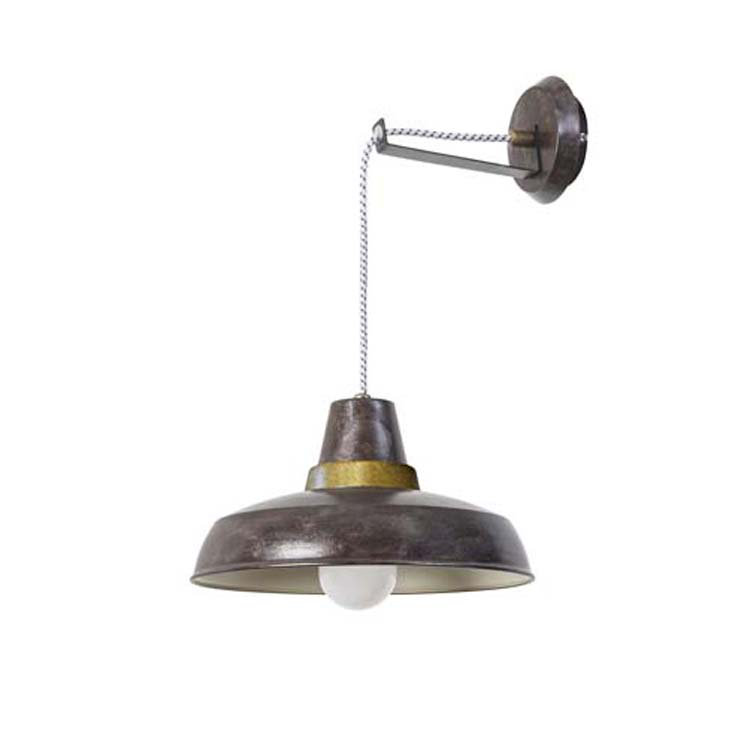 Newtown 1 - Light Dome Pendant, Old Brown Gold
