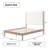 Ardin Solid Wood Bed with Boucle Headboard-1690676285-1690676286
