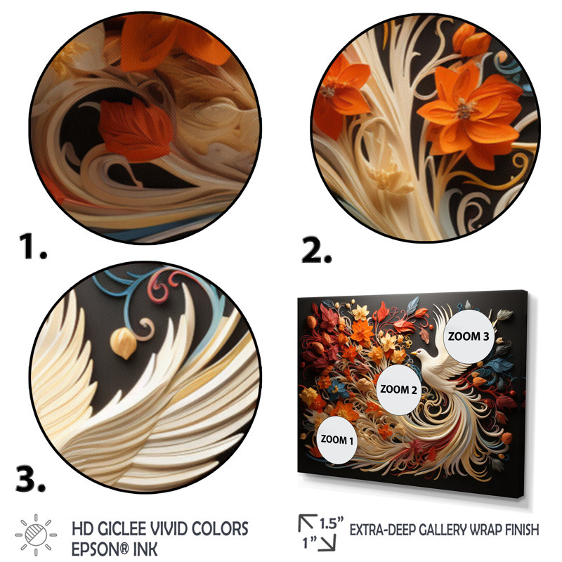 Ivelisse Christianity Pentecost Fire - Christianity, art mural sur toile, H 12 po x l 20 po x P 1 po, Cadre flottant noir
