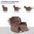 34.8" Wide Contemporary Breathable Skin Friendly Fabric Manual Recliner Chair with Soft Padded (Set of 2)-1286150827