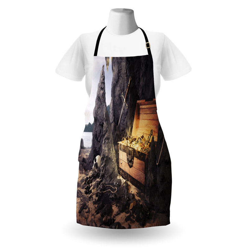 No Pattern Bib Apron