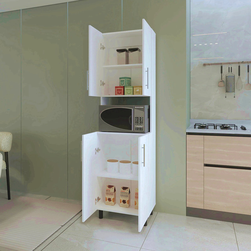 Garde-manger double avec rangement ouvert
