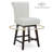 Aoibhne Swivel Upholstered Counter Stool-1213715478