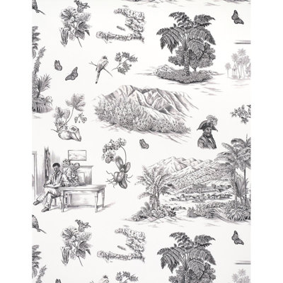 Papier peint Schumacher x Victor Glemaud Toussaint