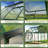 8 ft. W x 12 ft. D Greenhouse for Outdoors, with Reinforced Quick-Setup and Roof Vent, Green-128837534