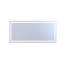 Miroir de salle de bain 60 po x 28 po à DEL avec éclairage avant et arrière, miroir de meuble-lavabo à intensité variable, 3 températures de couleur, antibuée, imperméable IP44, montage horizontal ou vertical