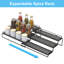 Freestanding Spice Rack with Adjustable Racks