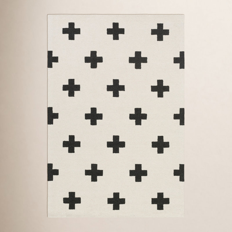 Cavan Wool Geometric Indoor Rug, Rectangle 2' x 3'