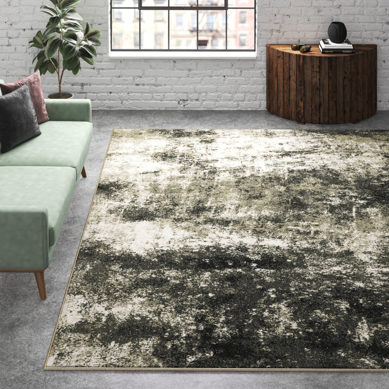 Abstract Indoor Rug, Rectangle 5'3" x 7'3"