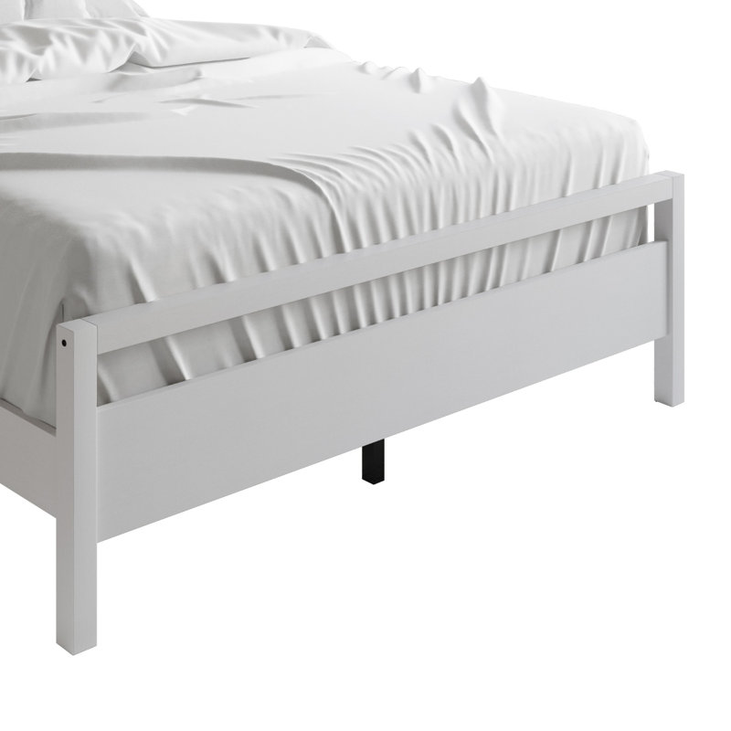 Ontario Full Panel Bed, White, Full
