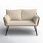 Causeuse d'extérieur avec coussins Hednesford-1262480733-1262480732