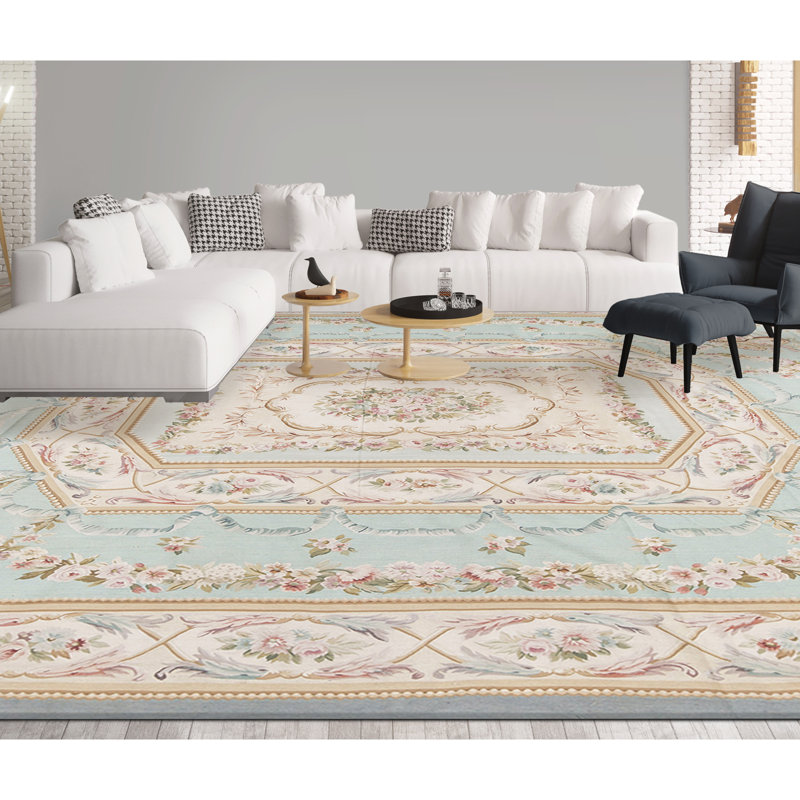 Aubusson Renaissance Wool Oriental Area Rug