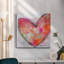 «Have a Heart» - Toile tendue avec châssis de qualité supérieure - prête à être accrochée
