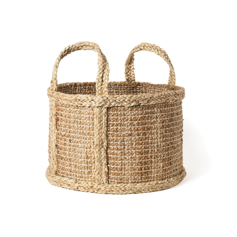 Panier en jute, H 10 po x l 13 po x P 13 po