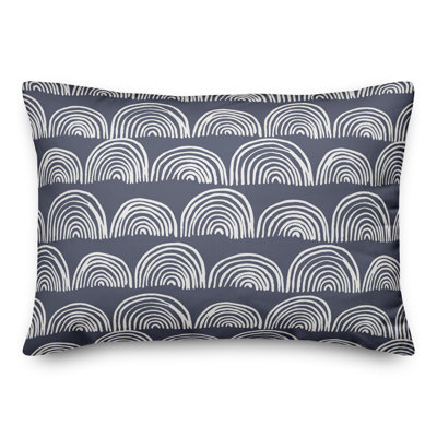 Semi Circles 19 Outdoor Rectangular Pillow Cover & Insert