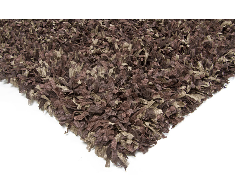 Etop Gray Area Rug, Rectangle 7'9" x 10'6", Brown