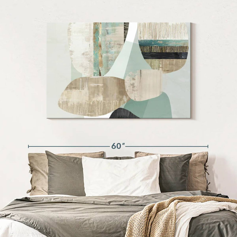 Avery Mixed Celadon, 32" H x 48" W