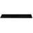 24" x 4" Matte Porcelain Bullnose Tile Trim in Absolute Black