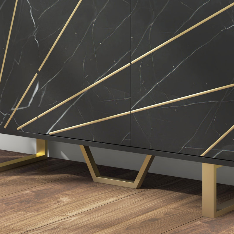 107cm Sideboard, Black