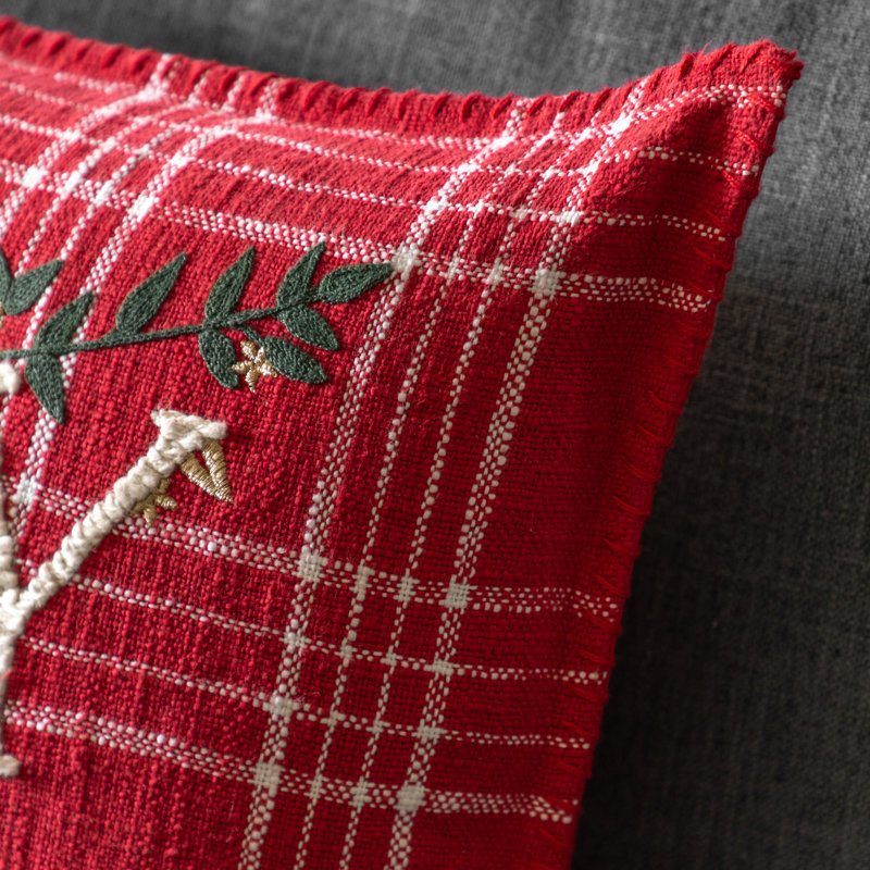 Cushion, Red Christmas 4, Square 45cm
