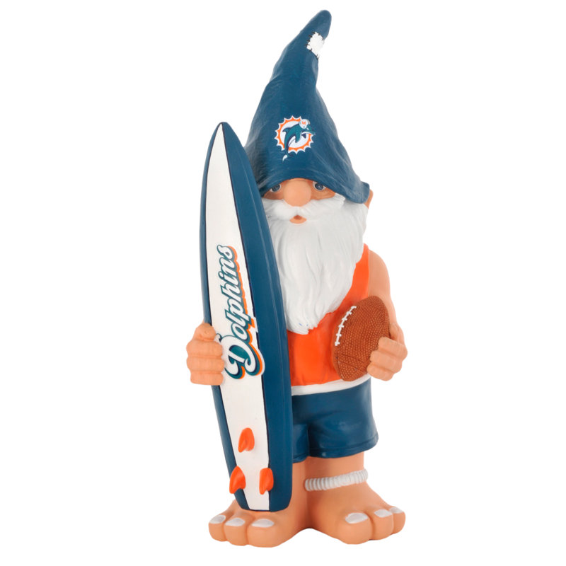 Statue de GNOME thématique NFL, Dolphins de Miami