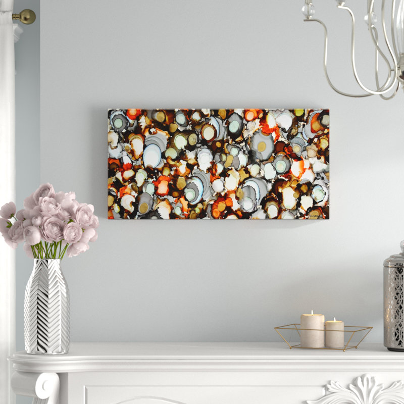 «Copper, Iron, Jade» par Norman Wyatt Jr. - reproduction sur toile tendue, H 12 po x l 24 po x P 1,5 po
