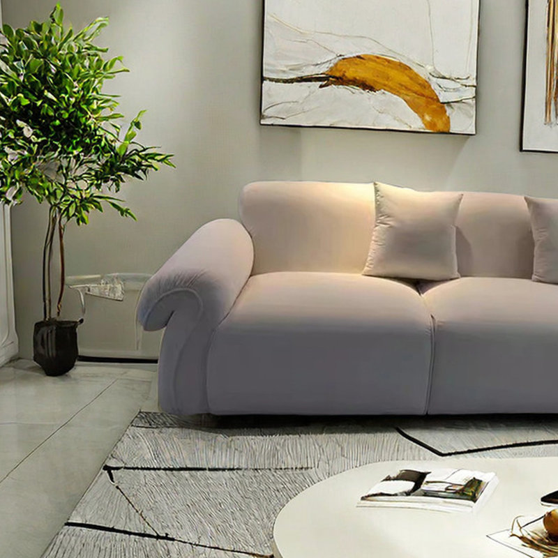 Canapé Octopus, H 29,52 po x l 102,36 po x P 39,37 po, Blanc