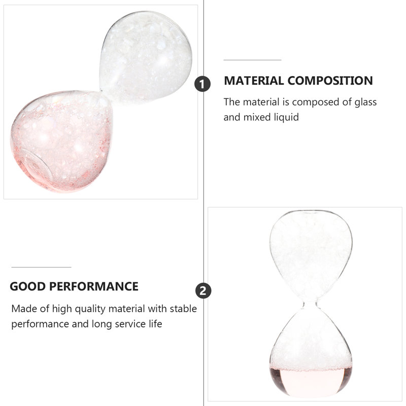 Decorative Hourglass Glass Sand Clock Timer Adornment Home Timing Tool