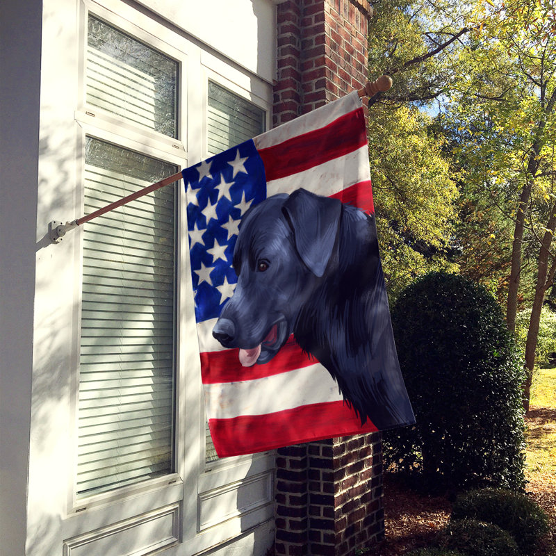 Double Sided 40'' H x 28'' W Polyester Independence Day House Flag, Majorca Shepherd