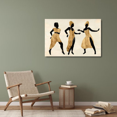 «Bungalow Rose Warren, Annie», reproduction d'art sur toile tendue avec châssis: Celebration Dance II 179687Z
