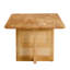 Table basse rectangulaire en bois massif imitation rotin de style chinois pour petits salons-147742969